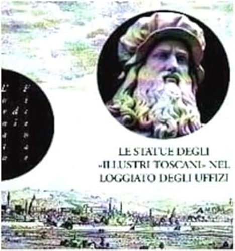 Statue degli «Illustri toscani» nel loggiato degli Uffizi.