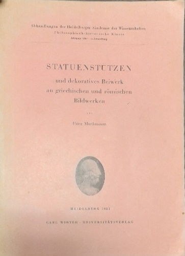 Statuenstützen und dekoratives Beiwerk an griechischen und römischen Bildwerken. Ein …