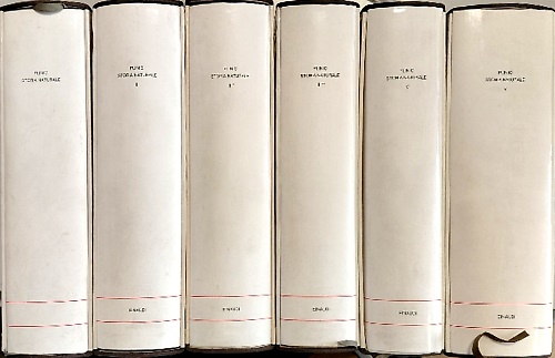 Storia Naturale. I:Cosmologia e Geografia,libri 1-6,pp.LXXIV-848, 14 tavv.a col.ft. II:Antropologia …