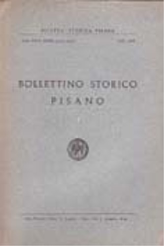 Studi di storia pisana e toscana in onore del prof. …