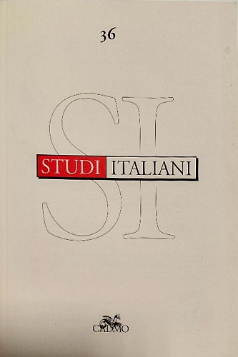 Studi italiani. Vol. 36. XVIII,2. Dall'Indice: --Elisa Martini. Una struttura …