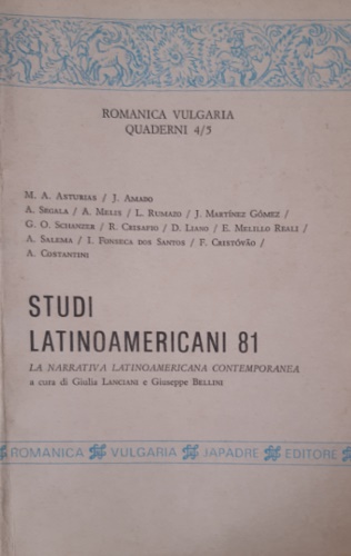 Studi latinoamericani 81.