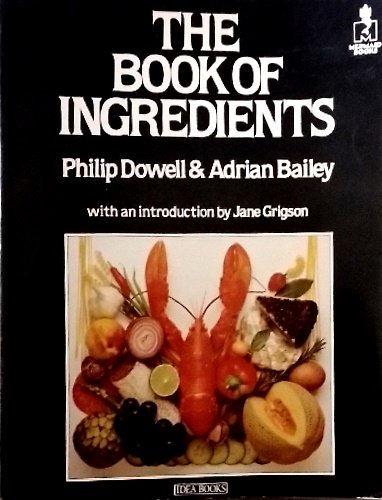 The book ingredients.