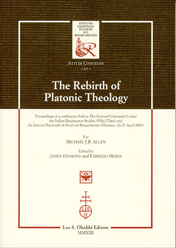 The rebirth of platonic theology.