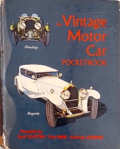 The vintage motor car pocketbook.