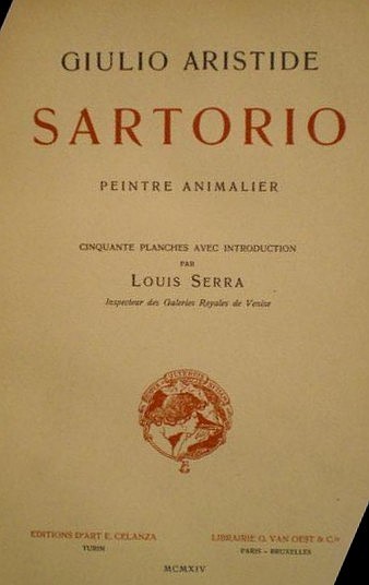 Giulio Aristide Sartorio - Peintre animalier