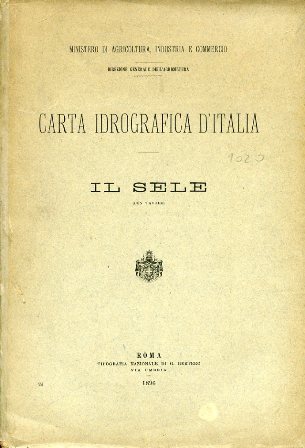 Carta idrografica d' Italia. Il Sele