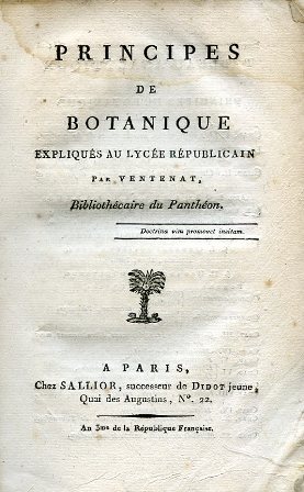 Principes de Botanique expliqués au Lycée Républicain