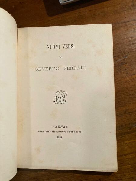 Nuovi versi