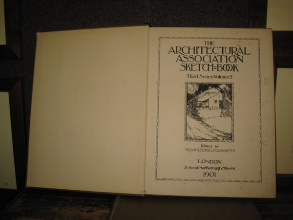 The Architectural Association Sketch Book. Third series. Volume 5. Edited …