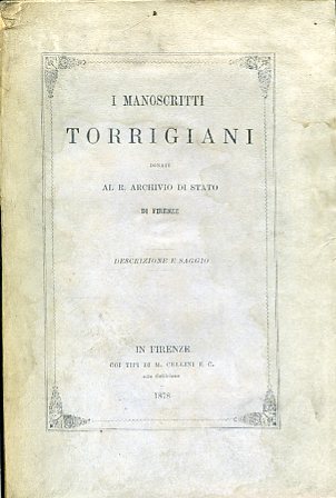 I manoscritti Torrigiani donati al R. Archivio di Stato di …