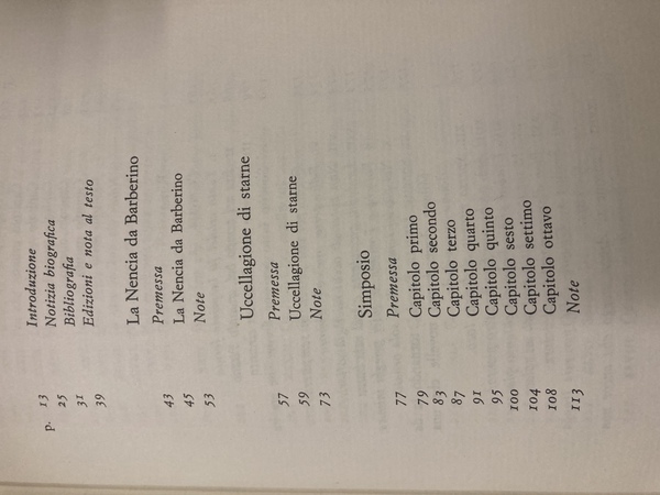 Opere. Collezione Classici della Cultura Italiana. A cura di L.Cavalli.