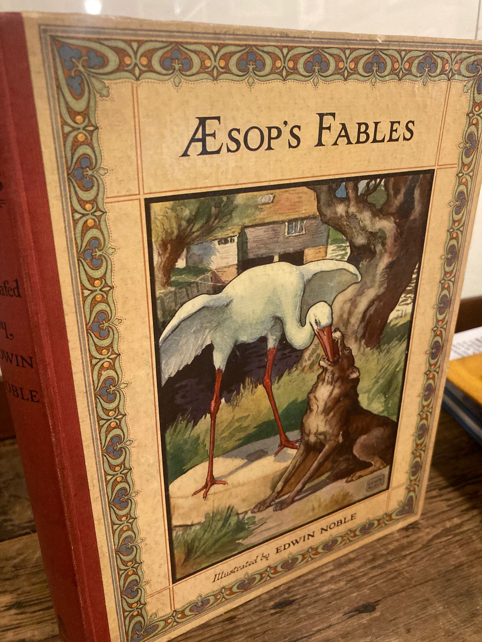 Aesop's Fables. Illustrated by Edwin Noble. Edited By Capt. Edric …