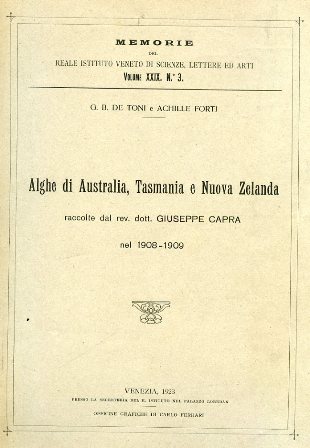 Alghe di Australia, Tasmania e Nuova Zelanda raccolte dal rev. …