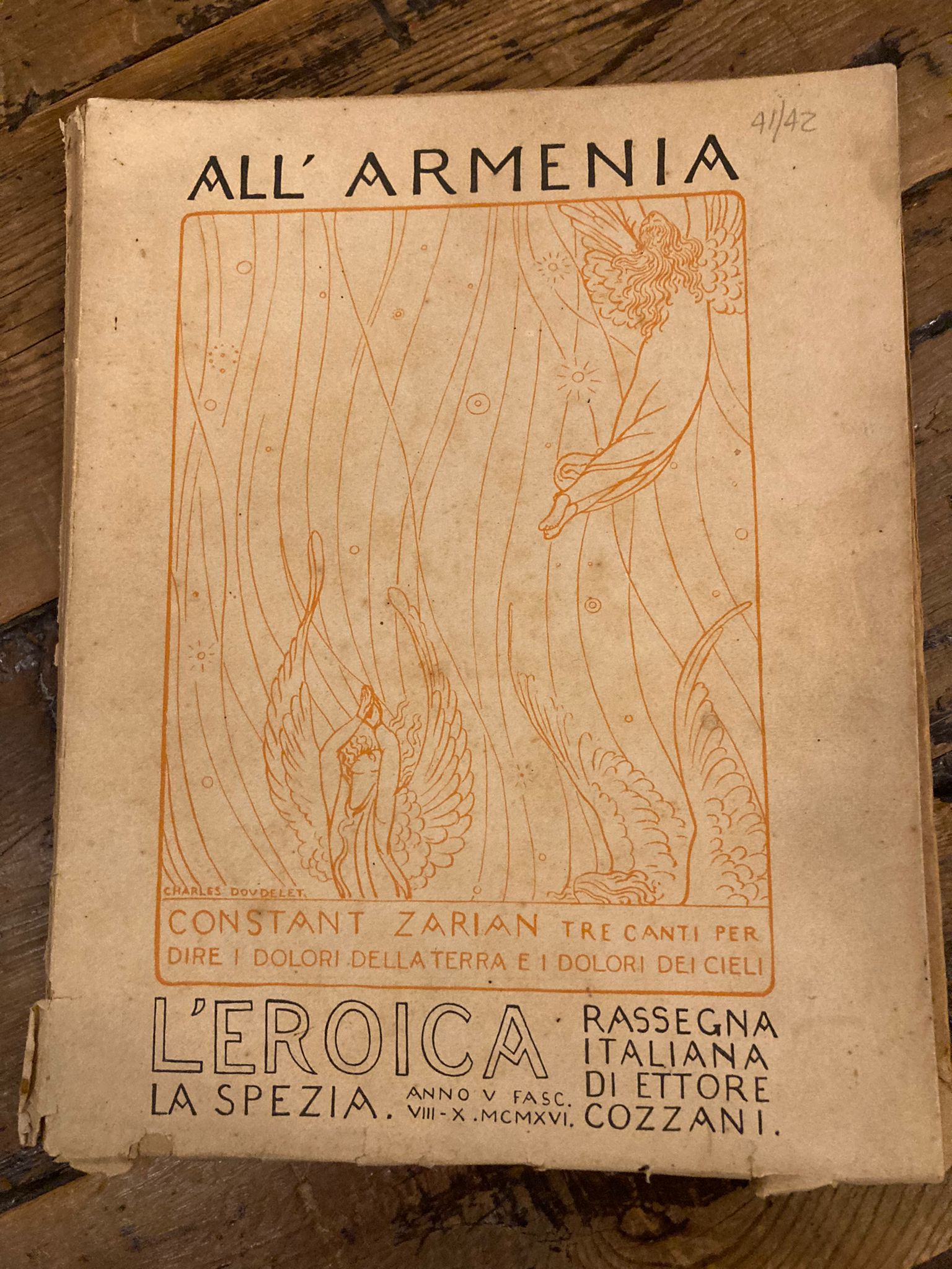 All' Armenia. Constant Zarian, Tre canti per dire i dolori …