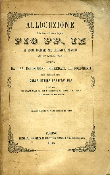 Allocuzione al Sacro Collegio del Concistoro Segreto del 22 Gennaio …