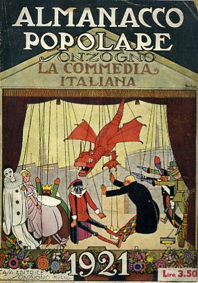 Almanacco Popolare Sonzogno 1921. La commedia italiana