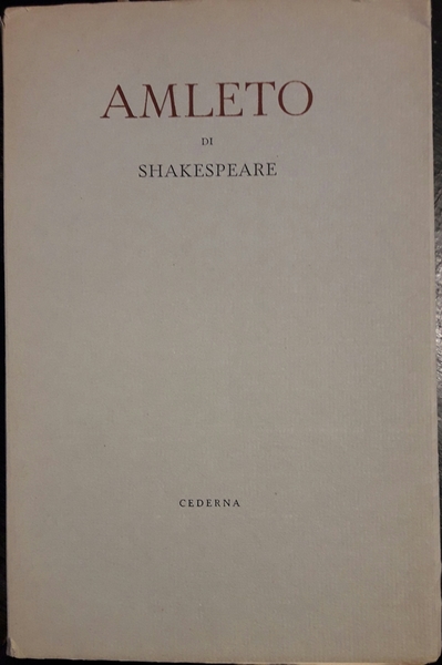 Amleto Principe di Danimarca