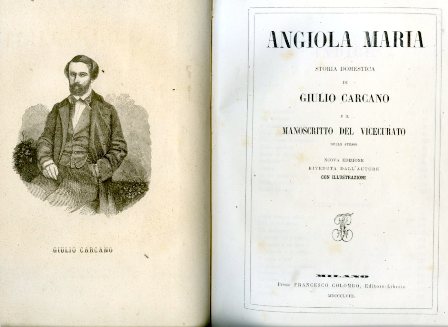 Angiola Maria. Storia domestica - Il Manoscritto del vicecurato