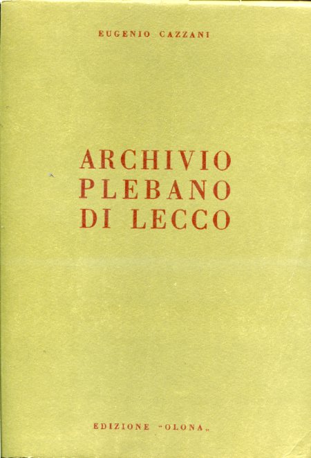 Archivio Plebano di Lecco