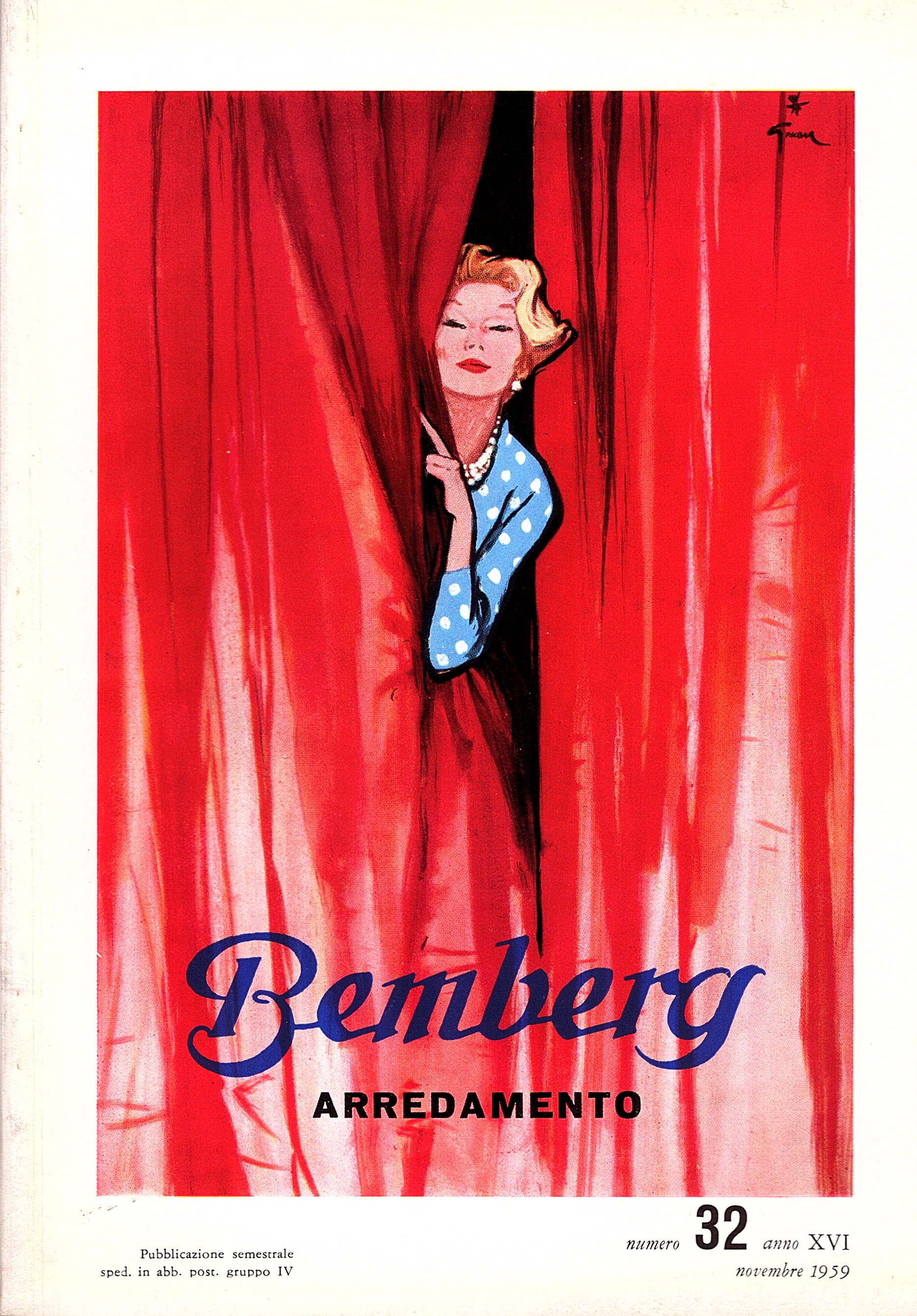 Bemberg arredamento. N.32 anno XVI novembre 1959.