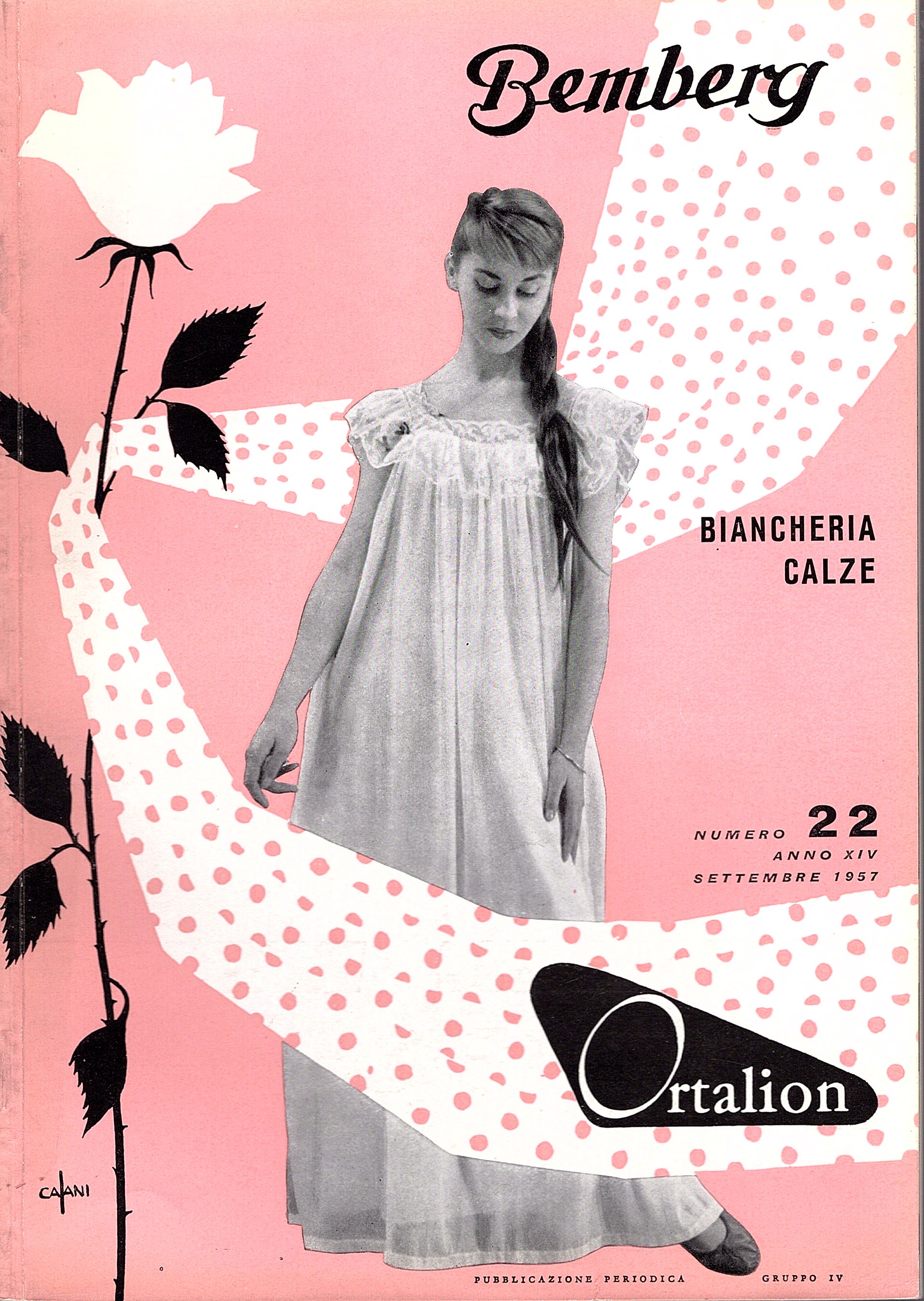 Bemberg biancheria e calze. n. 22 Anno XIV settembre 1957.
