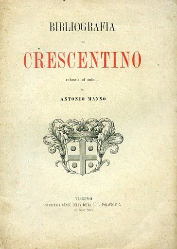 Bibliografia di Crescentino radunata ed ordinata