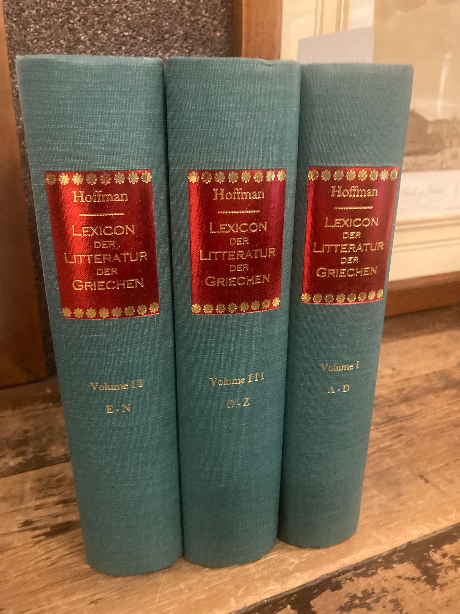 Bibliographisches Lexicon der Gesammten Litteratur der Griechen [.] Erster Theil: …