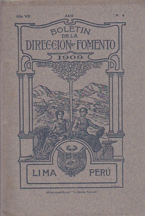 Boletin de la Dirección de Fomento 1909. Lima Perù. Año …