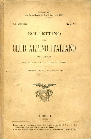 Bollettino del Club Alpino Italiano pel 1906 pubblicato per cura …