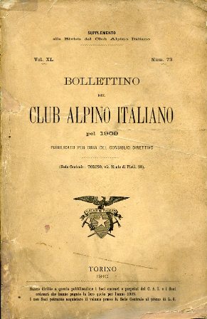 Bollettino del Club Alpino Italiano pel 1909 pubblicato per cura …