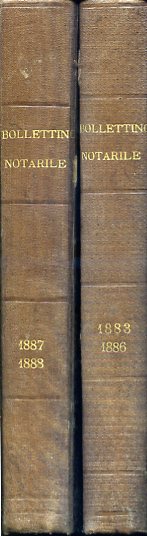Bollettino Notarile. Organo del Ceto Notarile italiano e degli Archivi. …