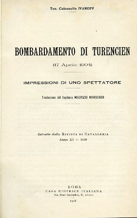 Bombardamento di Turencien [Chinlienceng] (17 Aprile 1904). Impressioni di uno …