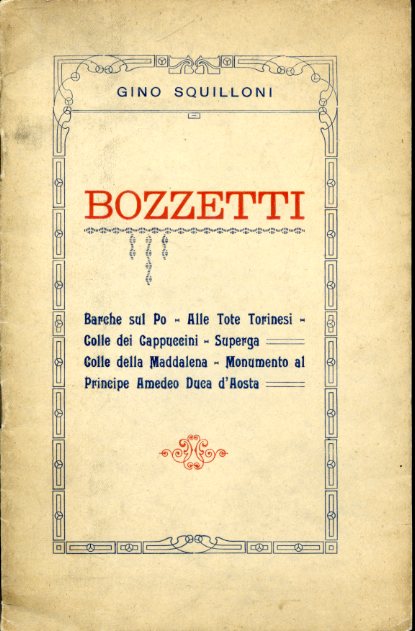 Bozzetti. Barche sul Po - Alle Tote Torinesi - Colle …