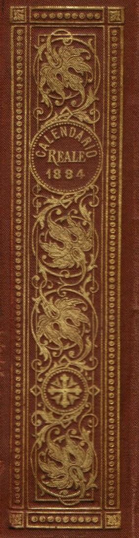 Calendario Reale per l'anno 1884