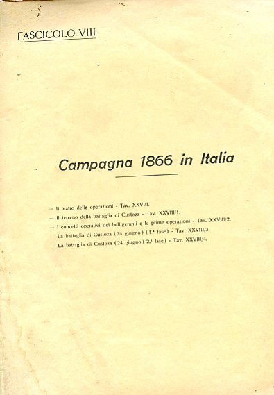 Campagna 1866 in Italia. Fascicolo VIII