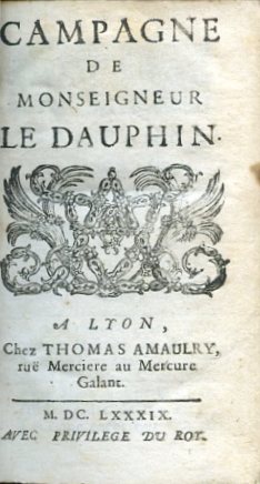 Campagne de Monseigneur Dauphin