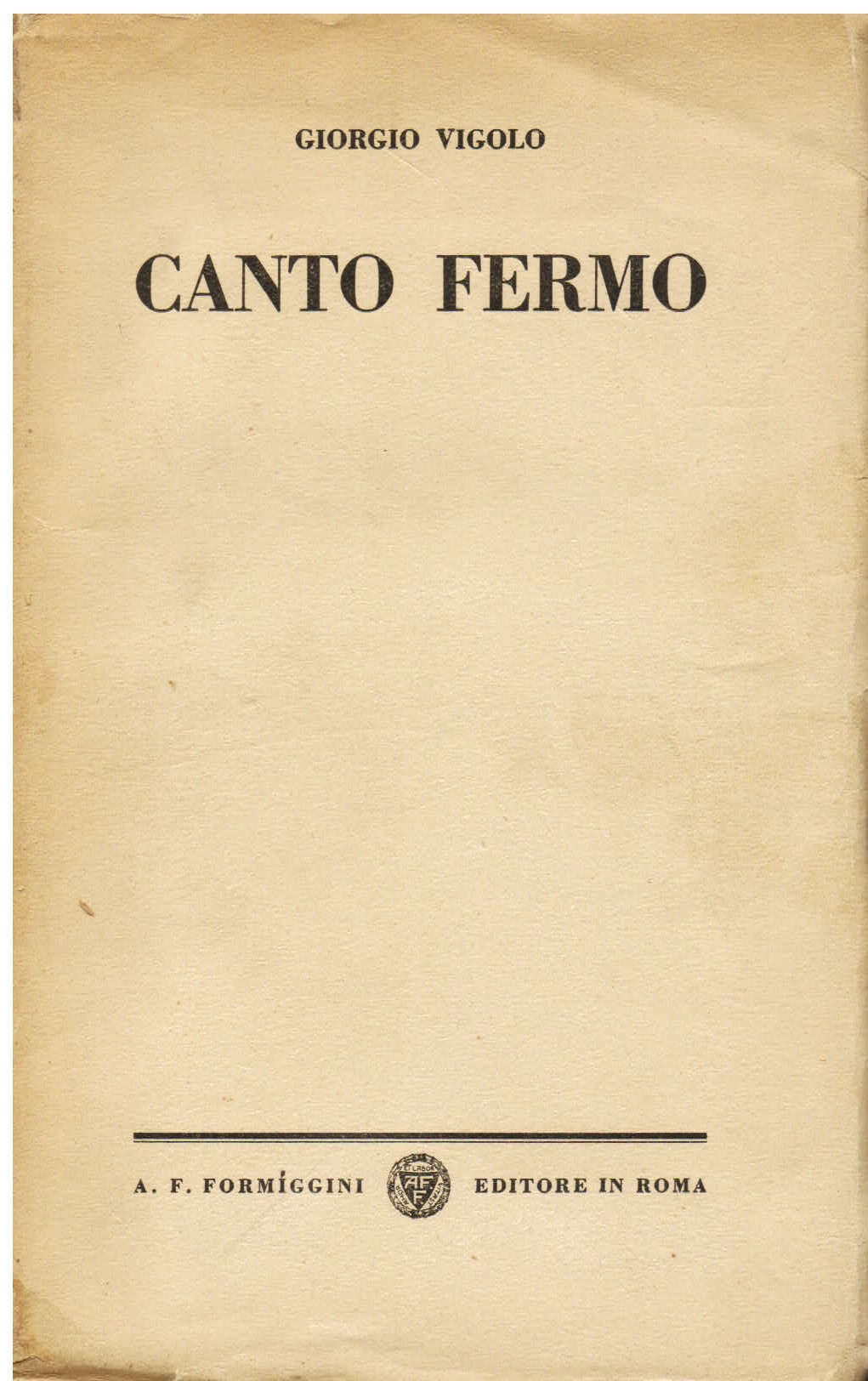 Canto fermo