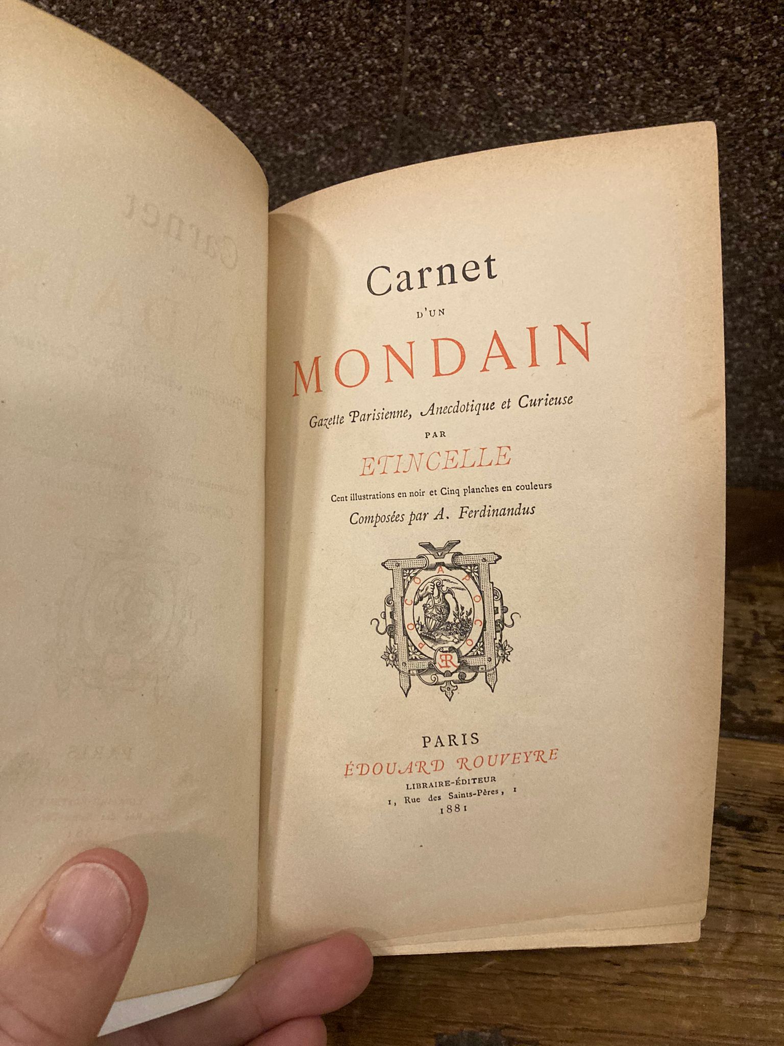 Carnet d'un mondain. Gazette Parisienne, anecdotique et curieuse
