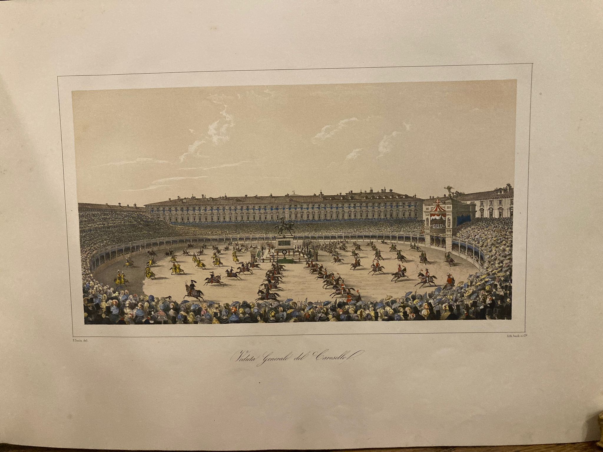 Carosello che ebbe luogo in TORINO sulla Piazza S. Carlo …