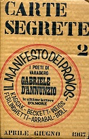 Carte Segrete. Anno I. Aprile - Giugno 1967. N. 2. …