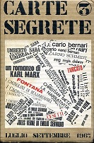 Carte Segrete. Anno I. Luglio - Settembre 1967. N. 3. …