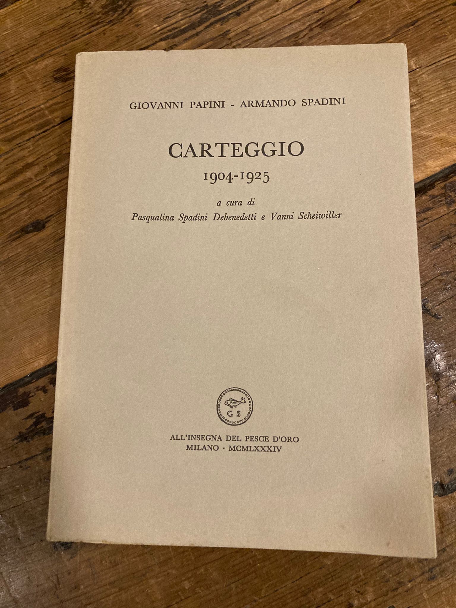 Carteggio 1904-1925