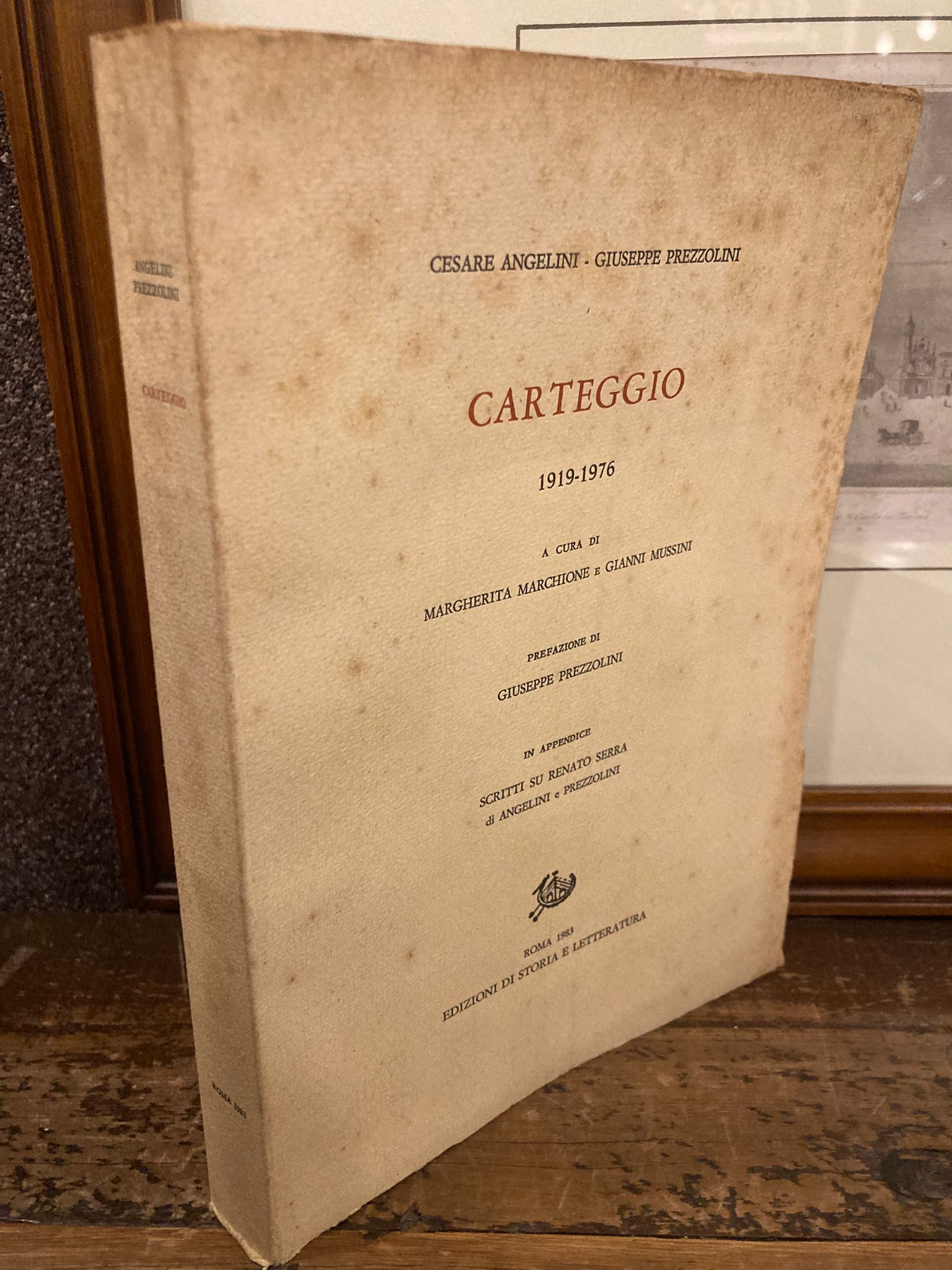 Carteggio 1919-1976