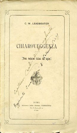 Chiaroveggenza (prima traduzione italiana dall'inglese)