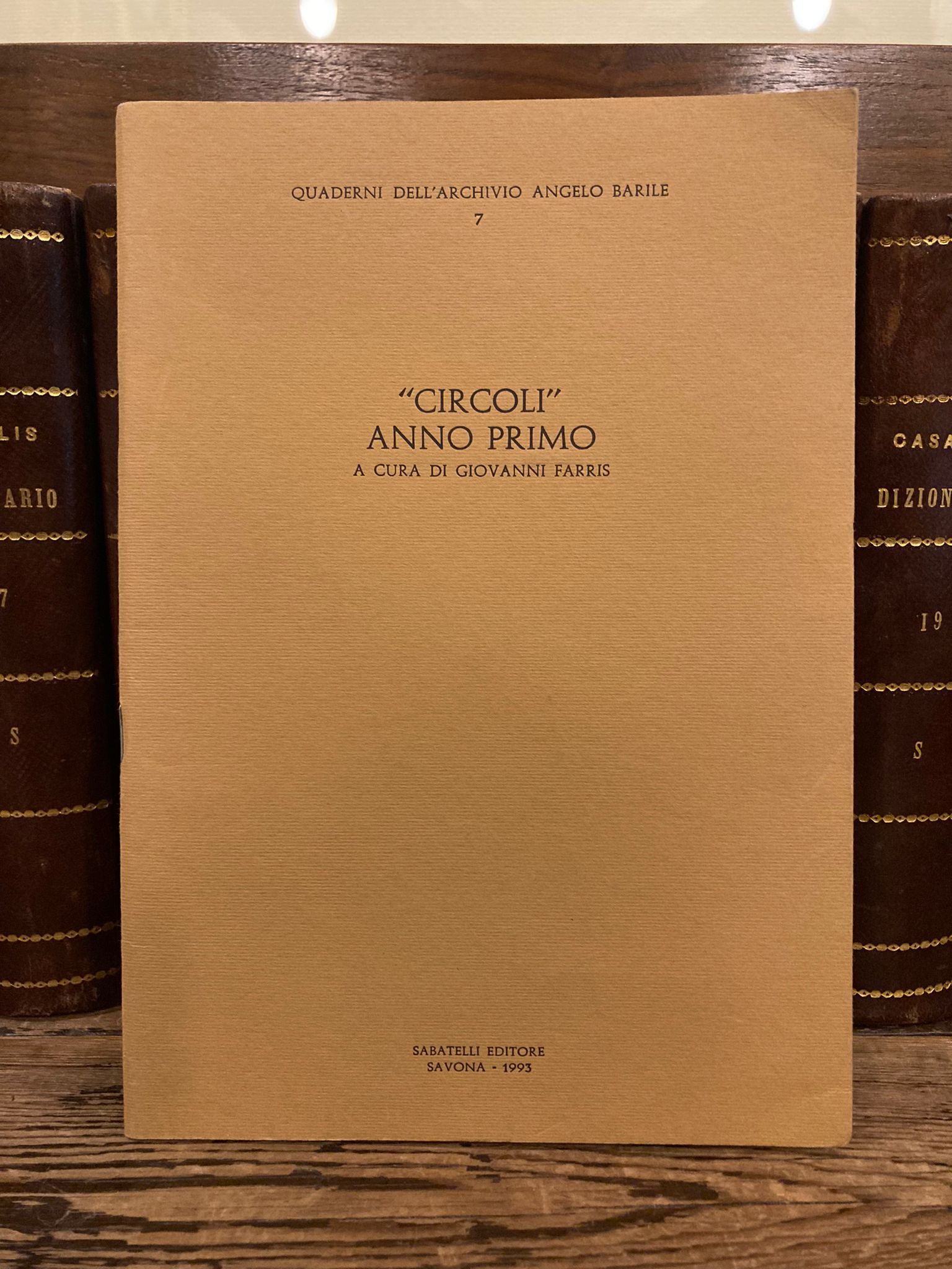 'Circoli anno primo'