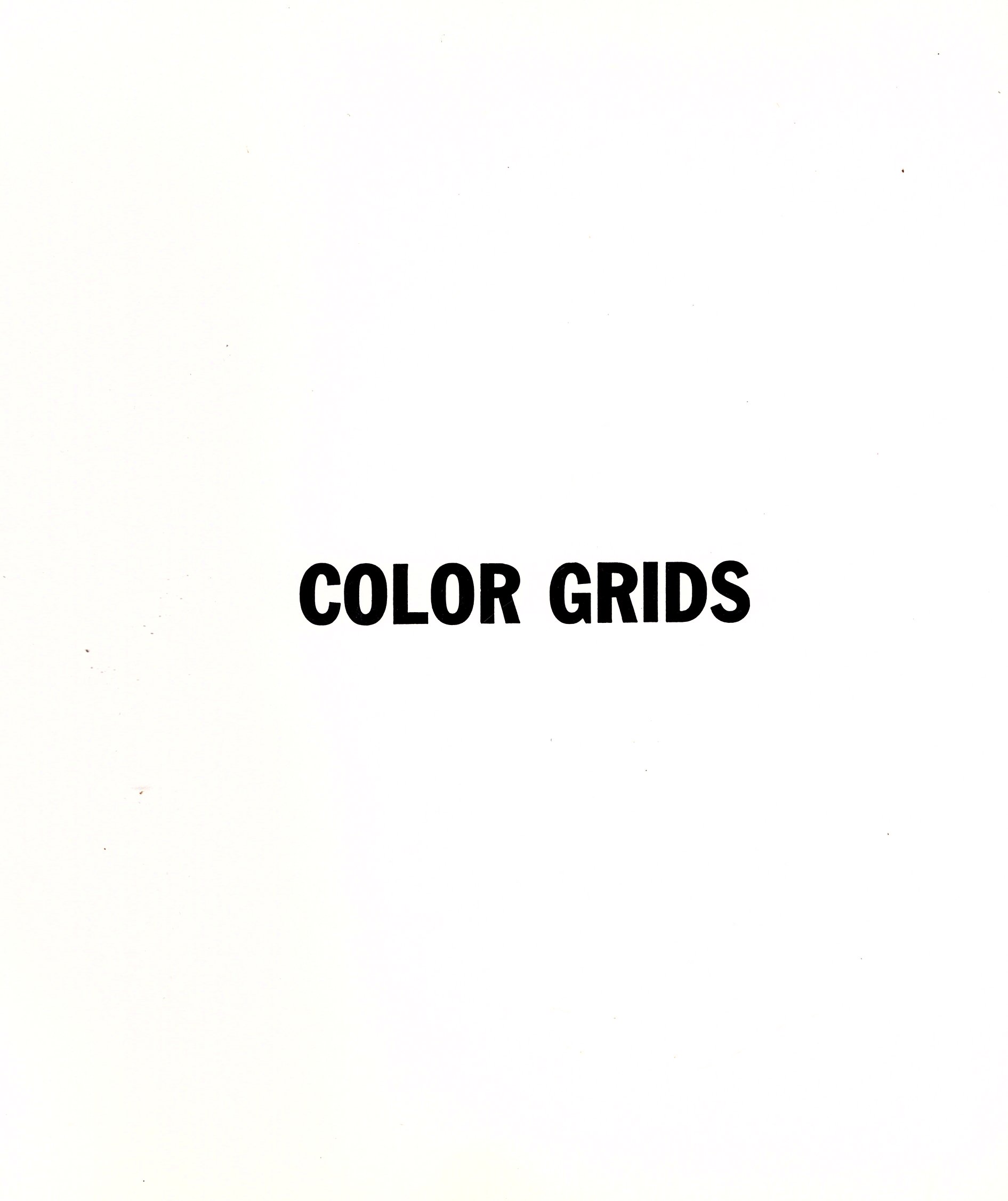 Color Grids: All Vertical and Horizontal Combinations of Black, Yellow, …
