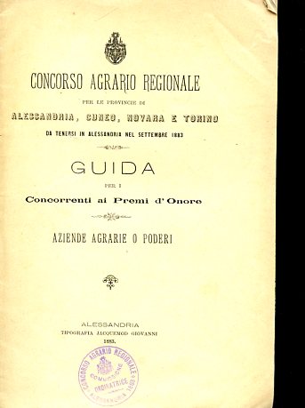 Comizio Agrario di Mondovì. Contratto di mezzadria e locazione parziale …