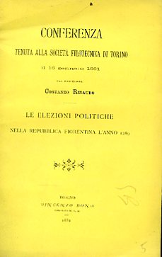 Conferenza tenuta alla Società Filotecnica il 16 gennaio 1881. Le …