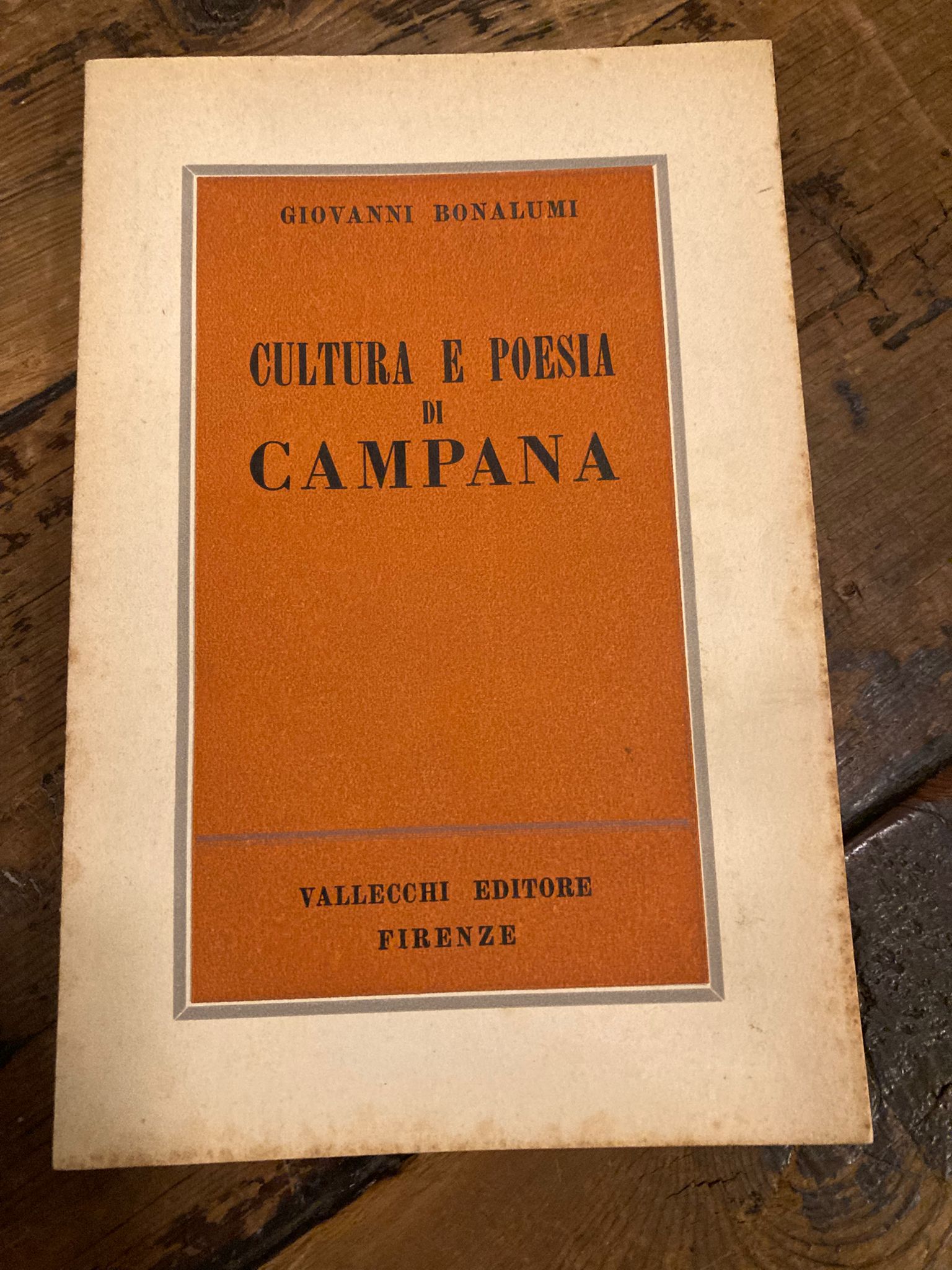 Cultura e poesia in Campana